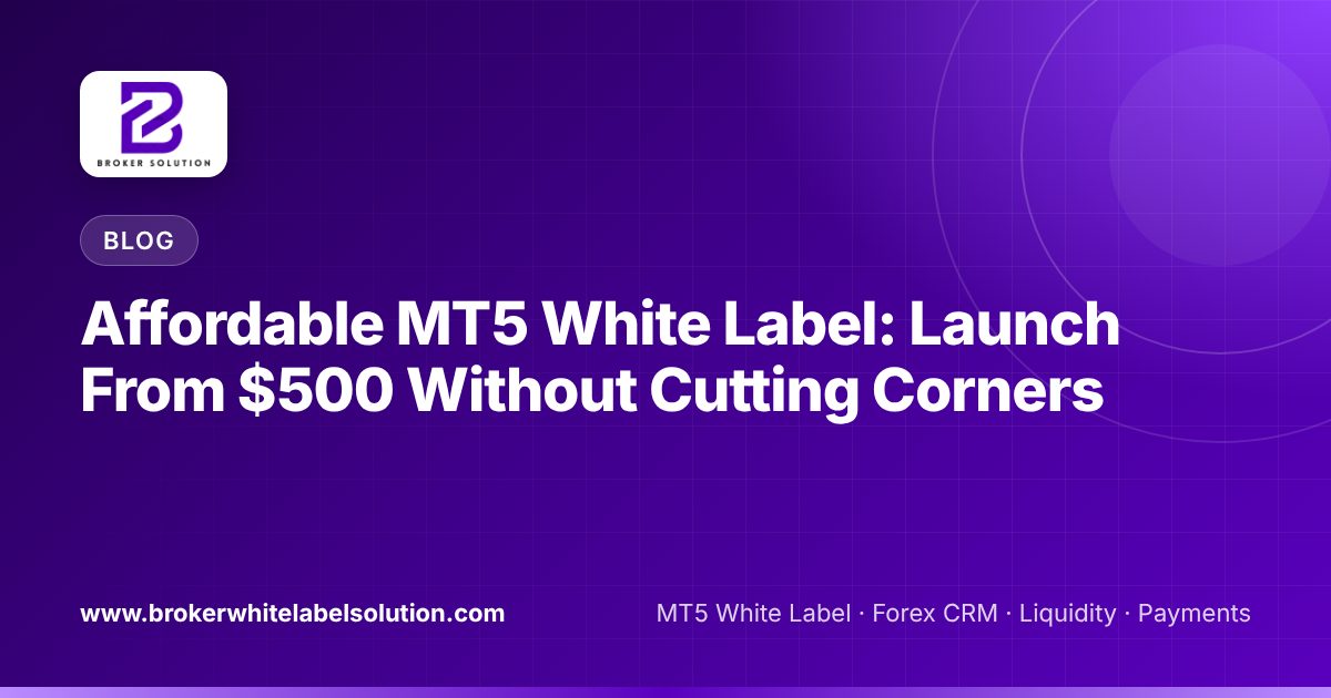 Affordable MT5 White Label