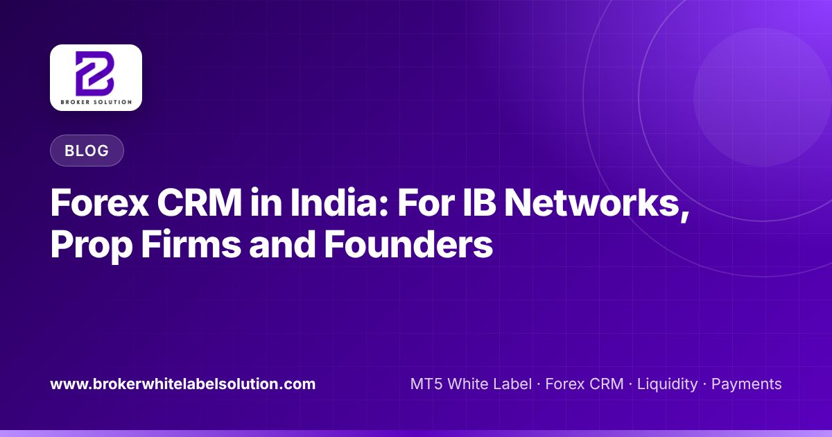 Forex CRM in India