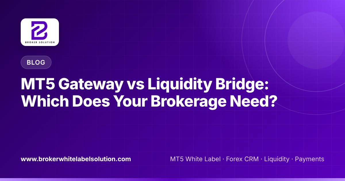MT5 Gateway vs Liquidity Bridge